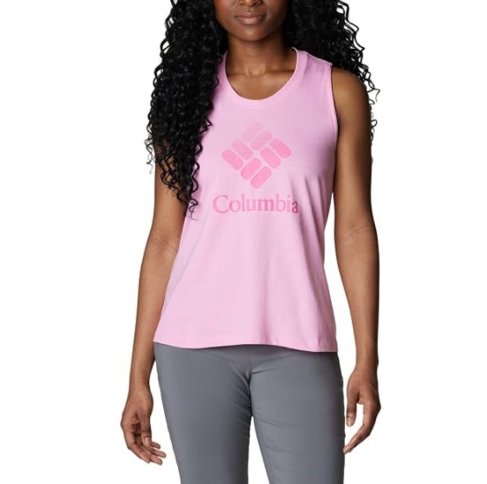 New Columbia Women's Pink North Cascades Tank Top Size S